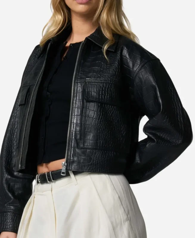 Women’s Crocodile Print Jacket