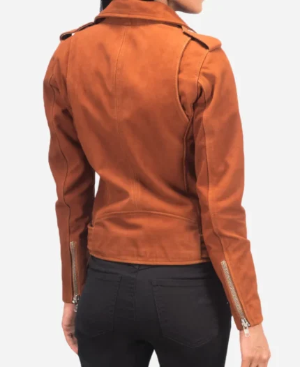 Alison Brown Biker Jacket - For Sale