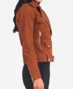 Alison Suede Biker Jacket