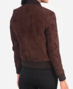 Bliss Suede Bomber Leather Jacket