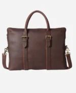 Classic Brown leather Laptop Bag - Popular Jacket