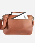 Classic Leather Briefcase - Brown