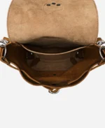 Convertible Backpack Adjustable Brown leather Shoulder Straps Crossbody Bag