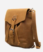 Convertible Backpack Brown Leather Crossbody Bag