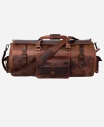 Legendary Leather Travel Duffle Brown Bag