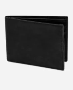 Luxury Bifold Leather Wallet - Black