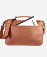 Luxury Leather Briefcase - Brown