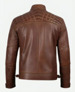 Cafe Racer Dark Brown Leather Jacket