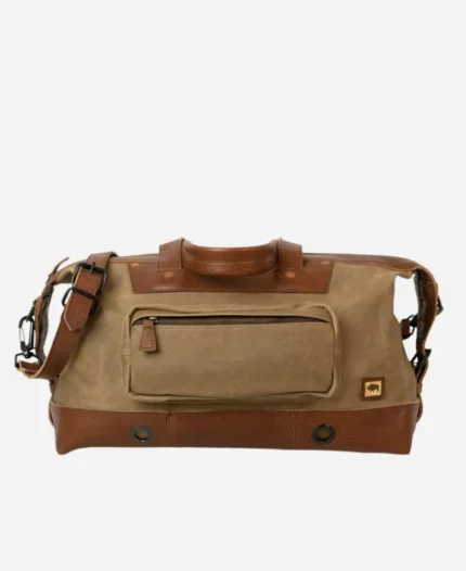 Men's Legendary Dakota Waxed Canvas Weekend Brown Duffle Bag