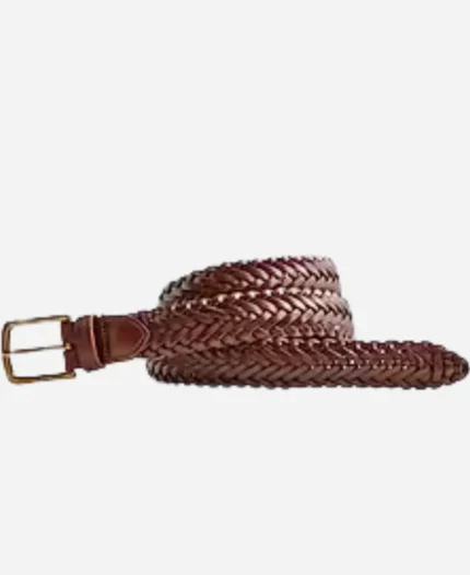Men's Premium Leather Braided Belt