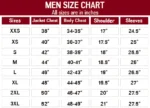 Mens Size Chart - Popular Jacket