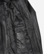Moto Biker Black Leather Jacket