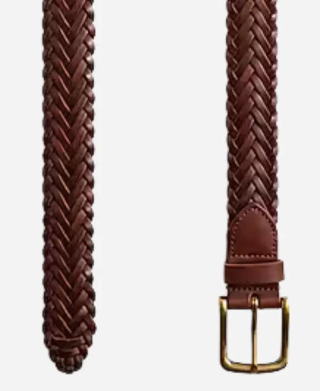 Premium Leather Braided Belt