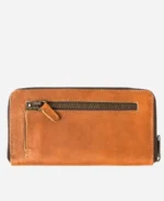 Quilted Leather Wristlet Wallet