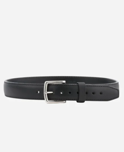 Single Side Black Leather Tow Belt