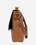 Unisex Premium Laptop Brown Leather Messenger Bag