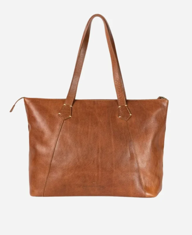 Women’s Brown Leather Tote Bag 