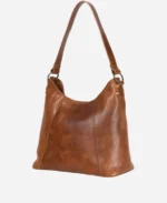 Women's luxury Brown leather Tote Shoulder Bag