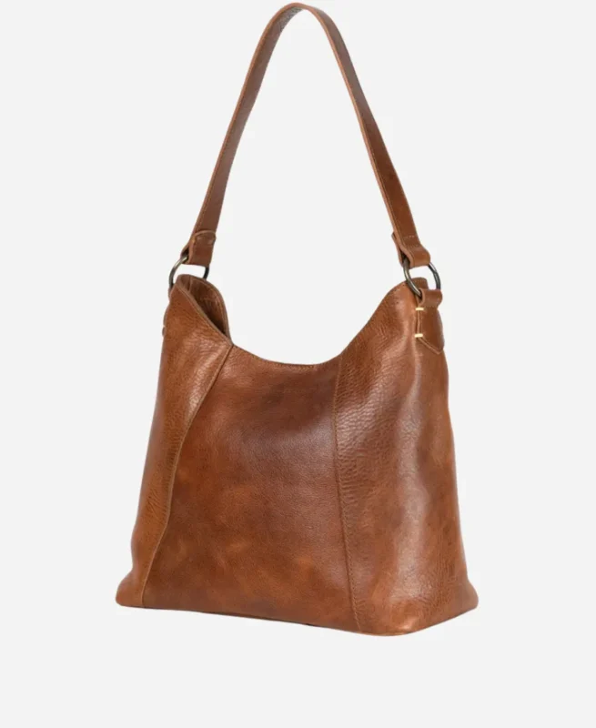 Women's luxury Brown leather Tote Shoulder Bag