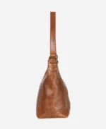 luxury Brown leather Tote Bag - Brown