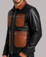 Men's Guarda Stylish Biker Leather Jacket