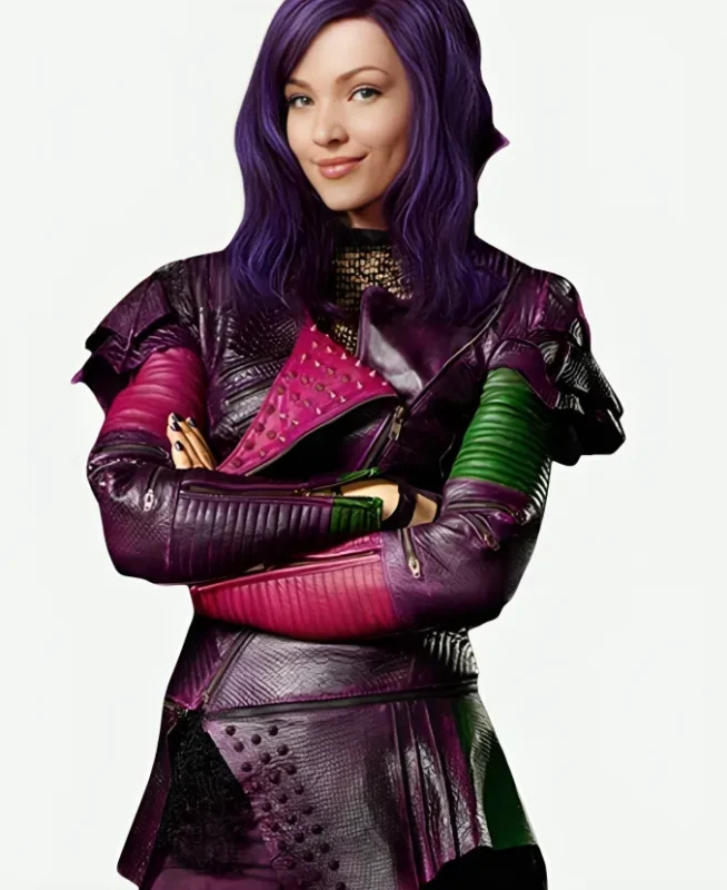 Dove Cameron Descendants Mal Costume Leather Studs Jacket