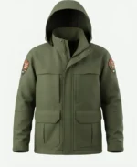 Shaun Smith Cotton Green Jacket From Anna Pigeon S01