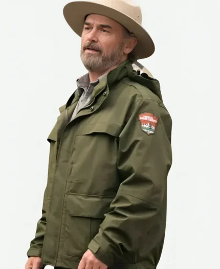 Harlan Roberts Green Jacket Inspired By Anna Pigeon