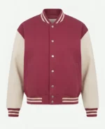 Men's Classic Wool & Leather Varsity Jacket